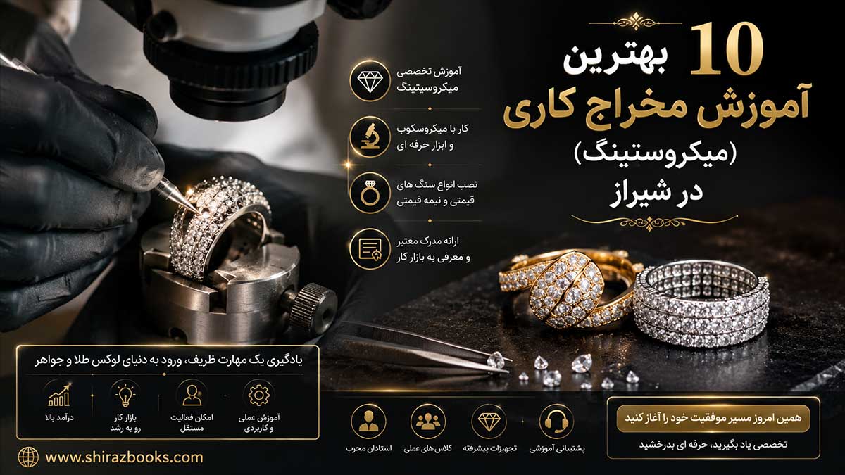 10 بهترین آموزش مخراج کاری (میکروسیتینگ) در شیراز
